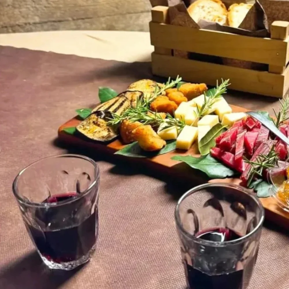 Easter toast with house wine