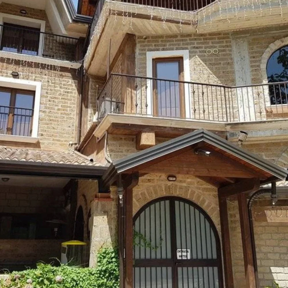 Outdoor areas of the farmhouse in Campania at Easter