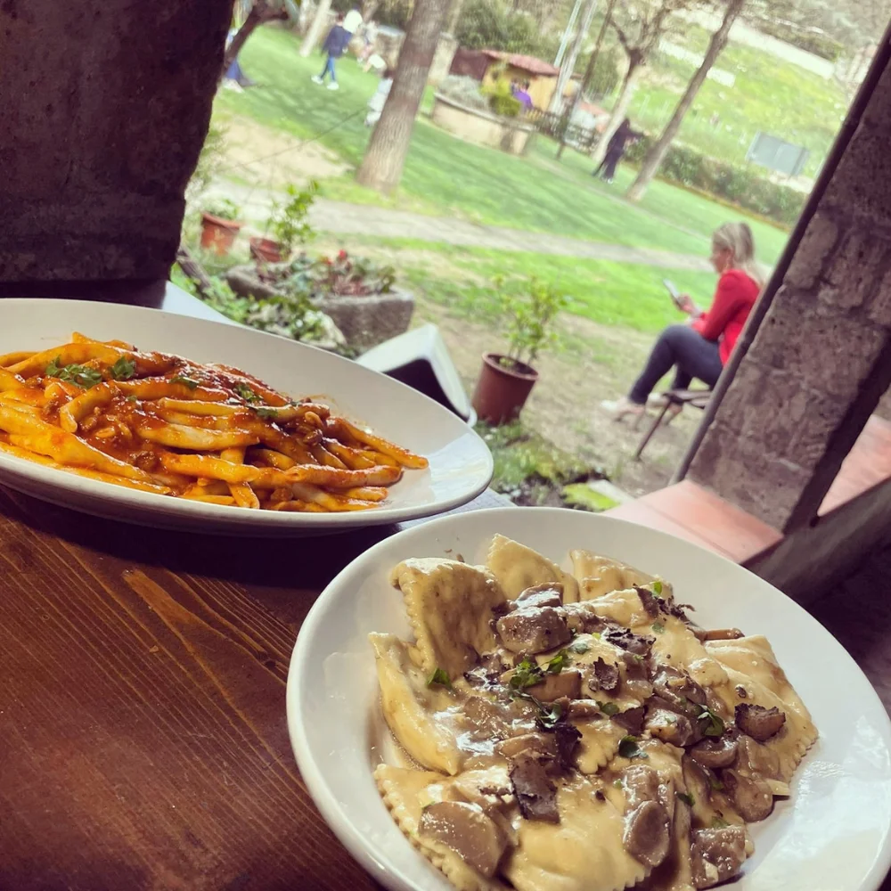 Traditional first courses for Easter at the farmhouse