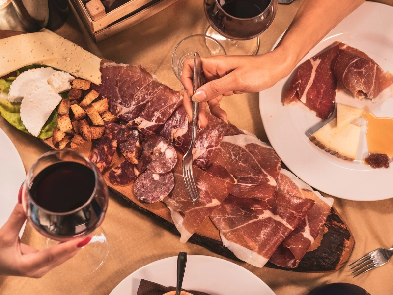 Artisan cold cuts for All Saints' Day