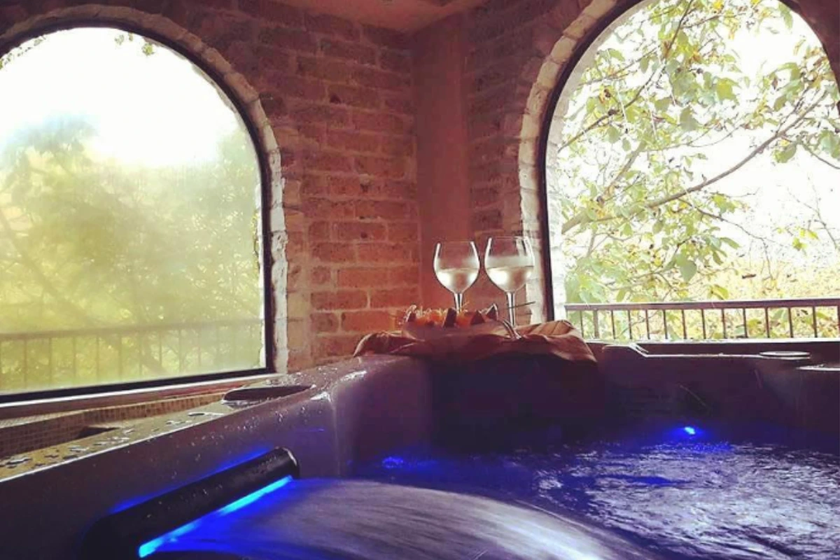 Private spa - Hot tub details Christmas Campania