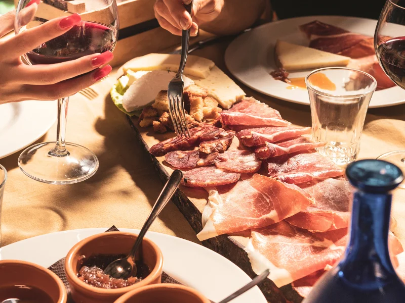 Tagliere di salumi contadini