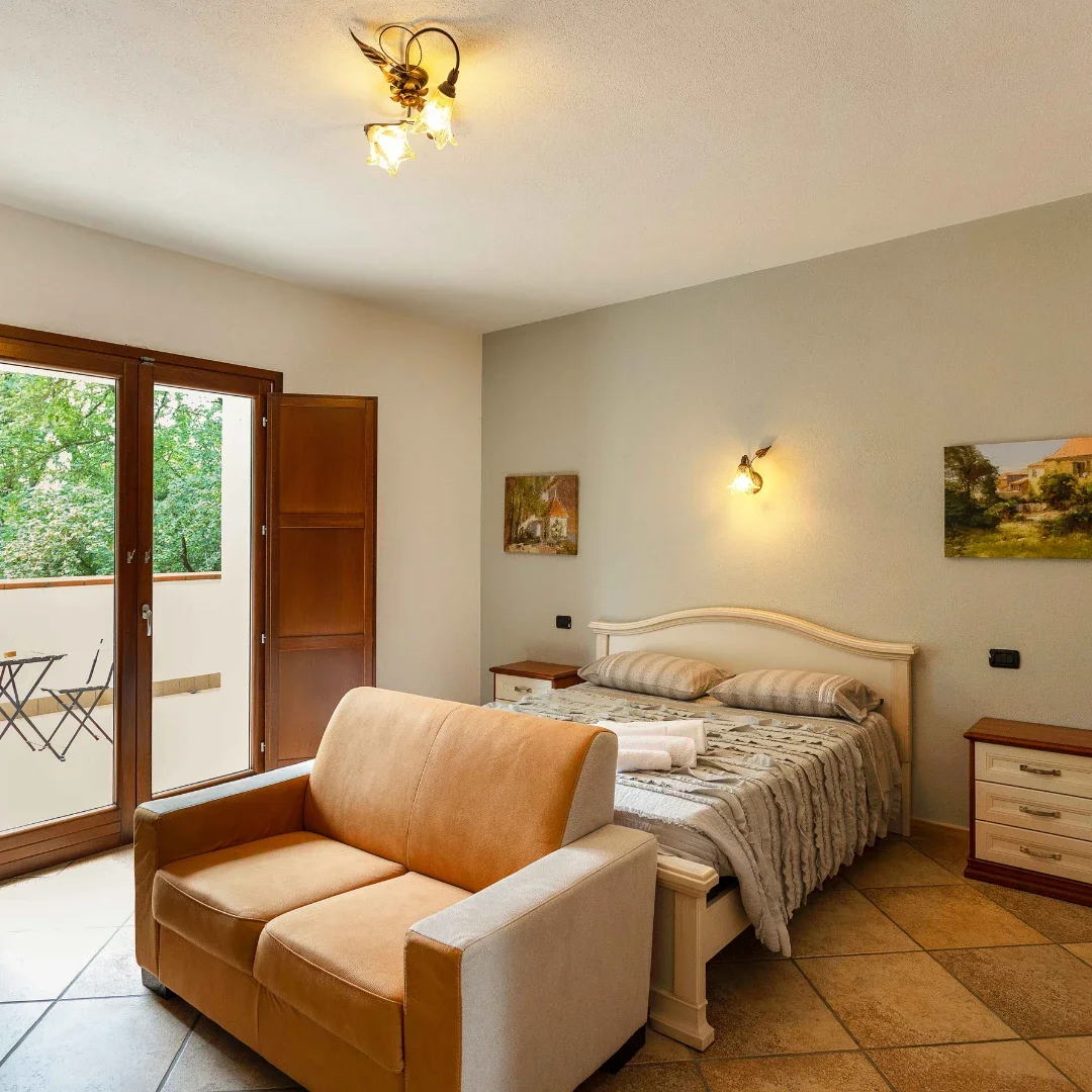 Camera accogliente per Capodanno in agriturismo con camere in Campania