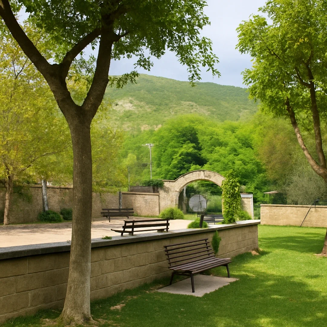 Giardino dell agriturismo in Campania